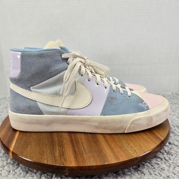 Nike Blazer Royal Easter QS 2018 Spring Patchwork Sneakers Mens 11 AO2368-600 - Picture 3 of 16